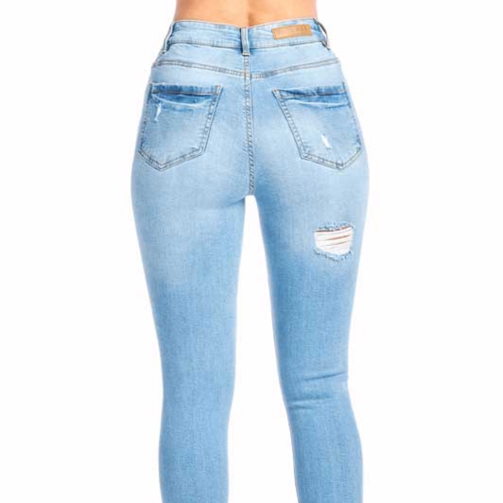 👖Distressed & Stretchy Skinny Jeans 👖 - Picture 3 of 8